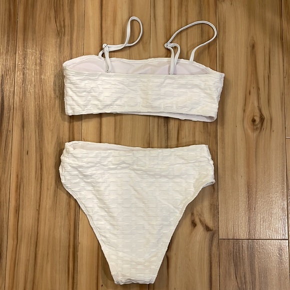 White high waist bikini NEVER WORN - Picture 2 of 5